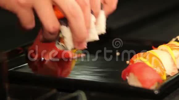 新鲜的寿司视频的预览图