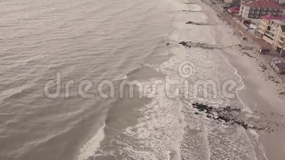 扎利兹尼吉港的黑海视频的预览图
