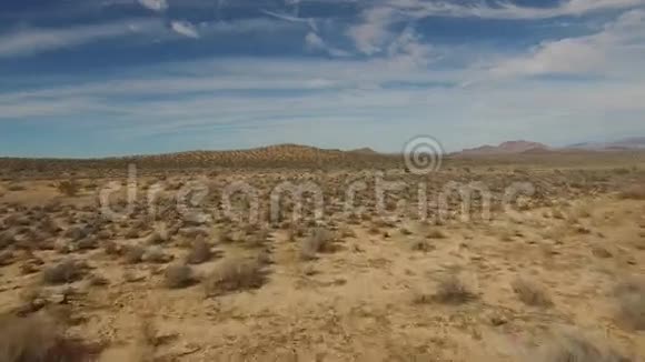新墨西哥沙漠的空中录像视频的预览图