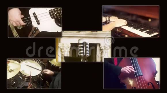 音乐爵士乐四重奏组合A视频的预览图