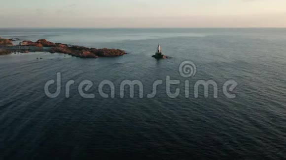 黑海海岸海上日出视频的预览图