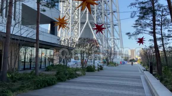 日本的东京天空树视频的预览图