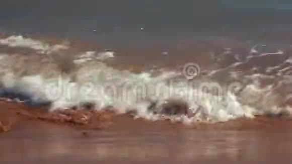 海岸线波浪3视频的预览图