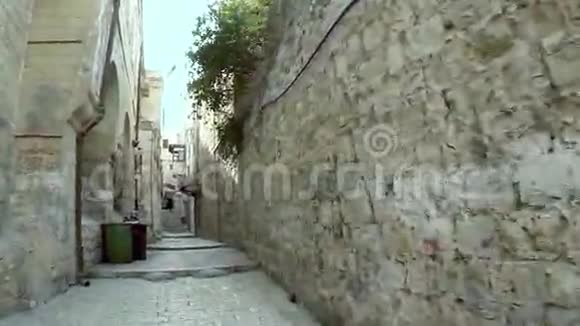 在耶路撒冷老城漫步视频的预览图