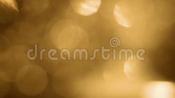 金色的超柔软的闪光和闪光的闪烁效果视频的预览图