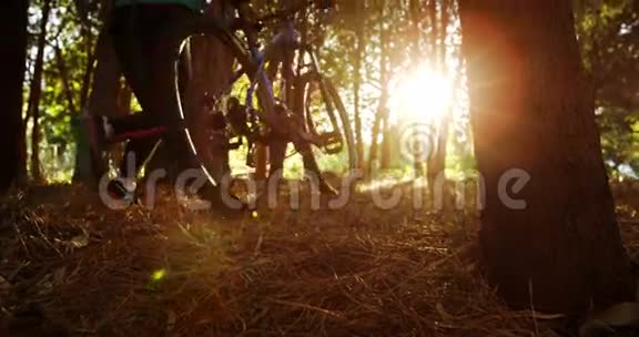 女山骑自行车跑步视频的预览图