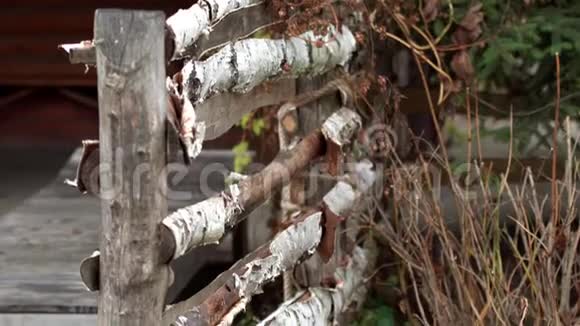木制围栏障碍视频的预览图