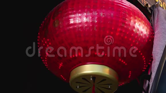 红色中国铅灯笼视频的预览图