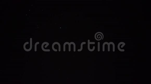夜空中移动的星星视频的预览图