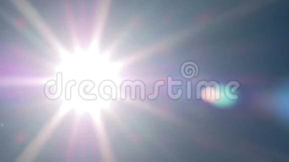 蓝天明亮的阳光视频的预览图
