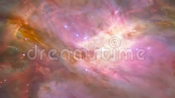太空中的猎户星云视频的预览图