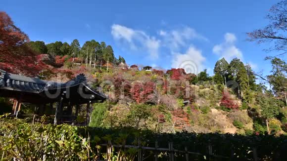吉辛尼德拉神庙上方滚滚云层的时间京都议定书视频的预览图