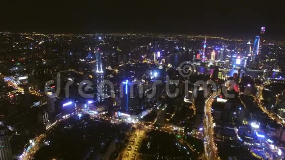 上海城市鸟瞰图视频的预览图