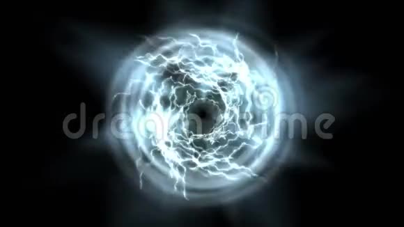 抽象动力魔球能量隧道闪电磁粉烟花视频的预览图