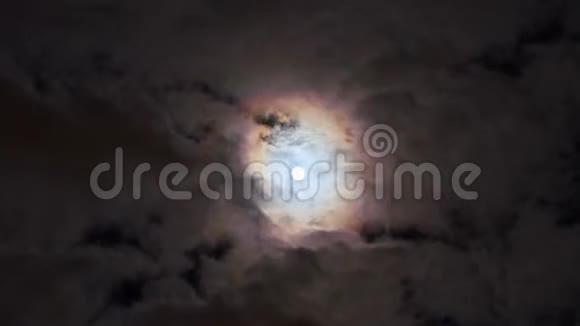 满月的夜空视频的预览图