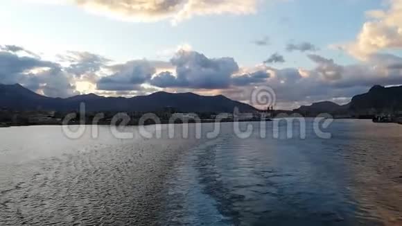 巴勒莫西西里海岸的景色视频的预览图