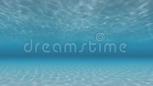 蓝色海水下视频的预览图