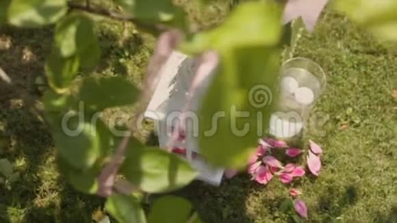 花园婚礼装饰视频的预览图
