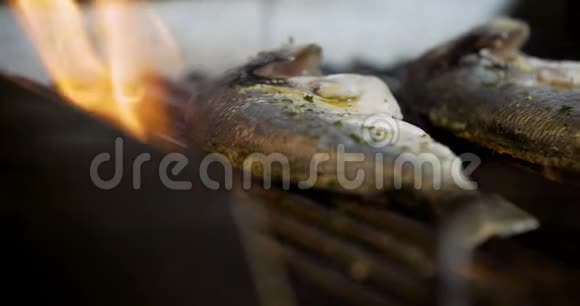 厨房里煮烤鱼视频的预览图