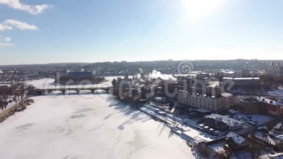 城市冬季景观视频的预览图