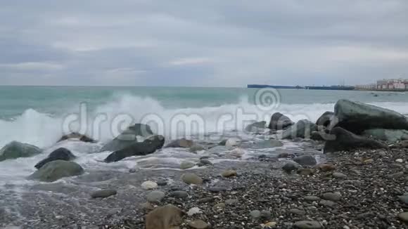 海浪的黑海012视频的预览图