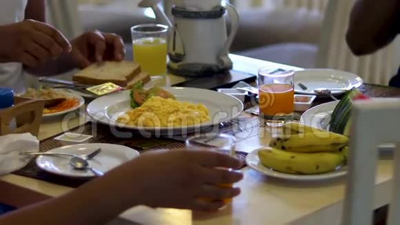 健康的早餐概念视频的预览图