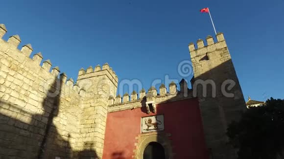 塞维利亚墙和塞维利亚大教堂视频的预览图
