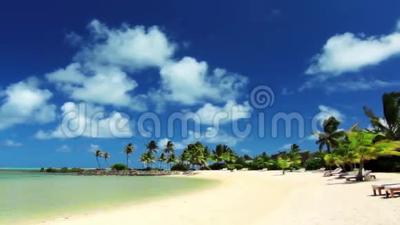 毛里求斯热带海滩视频的预览图