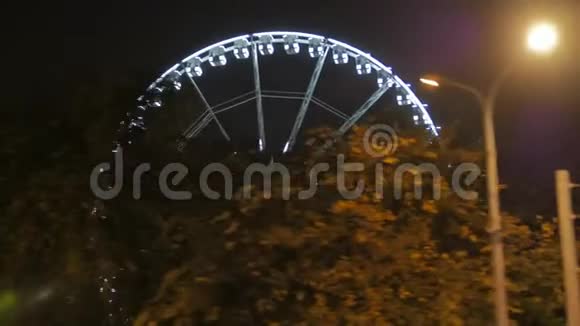 摩天轮夜景视频的预览图