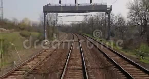 铁路旅行后景视频的预览图