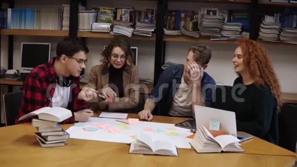 欧洲青年学生的正面看法营销研究团队集思广益制定创业计划视频的预览图