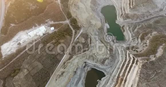 矿山坑和湖泊视频的预览图