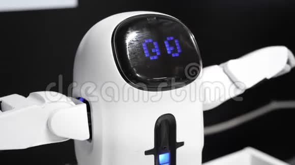 机器人的脸科学机器人的脸视频的预览图