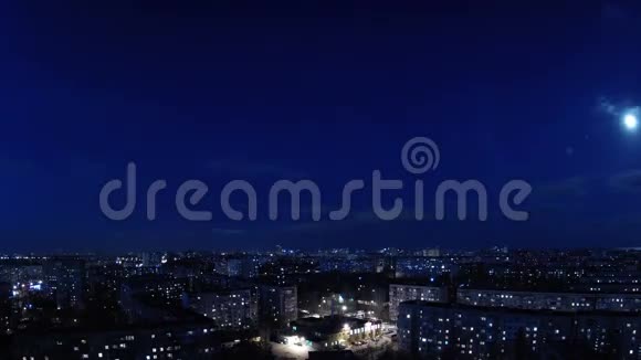 城市之夜时光流逝视频的预览图