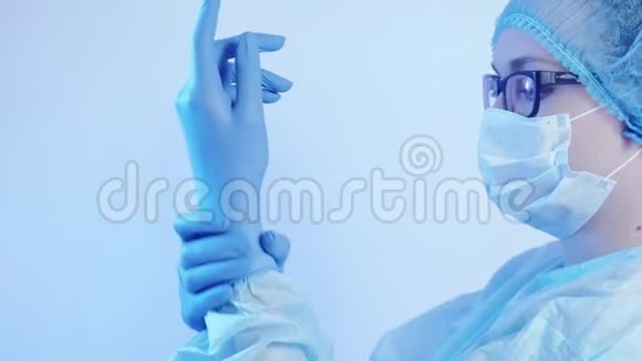 呼吸道感染保健PPE女医生视频的预览图