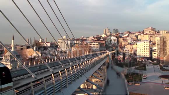 日落从河口地铁站图片土耳其视频的预览图