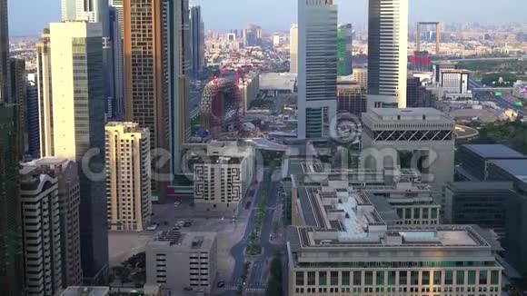 现代城市天际线视频的预览图
