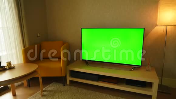 绿色屏幕电视视频的预览图
