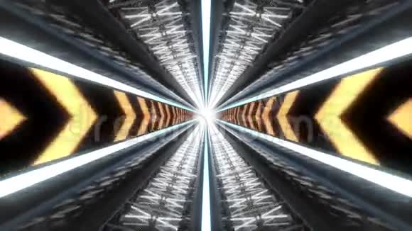 技术隧道背景动画循环视频的预览图