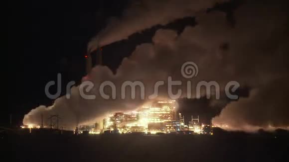 发电厂污染时间推移视频的预览图