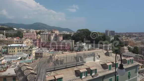 热那亚市的风景视频的预览图