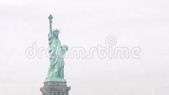 暴风雪中的自由女神像视频的预览图
