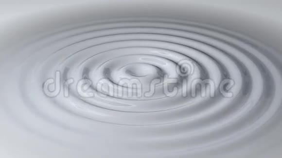 白色液体中的圆波视频的预览图