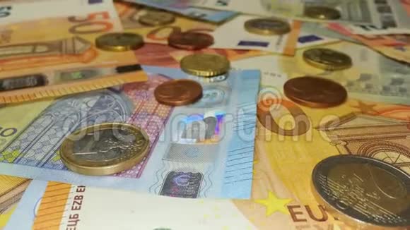 欧洲钞票背景视频的预览图
