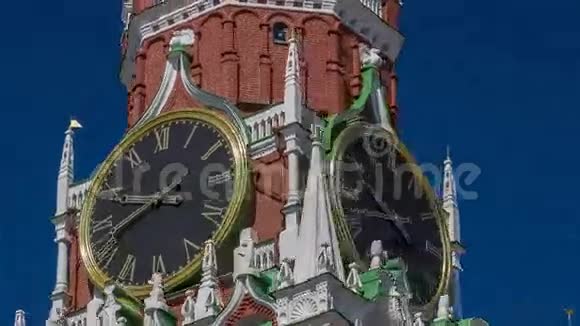 克里姆林宫红场斯帕斯卡亚钟楼视频的预览图