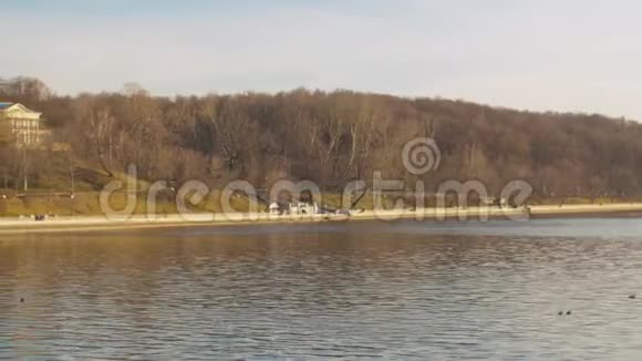 早春河岸公园视频的预览图