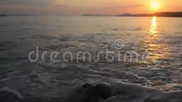 日落时分的海洋录像视频的预览图