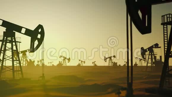全球生态工厂石油开采阶段视频的预览图