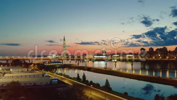 在圣彼得堡的白色夜晚视频的预览图