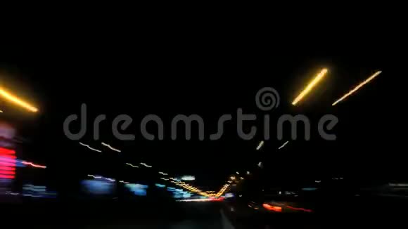 夜间交通城市时段视频的预览图